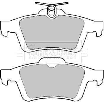 Brake Pad Set, disc brake (BBP2403)