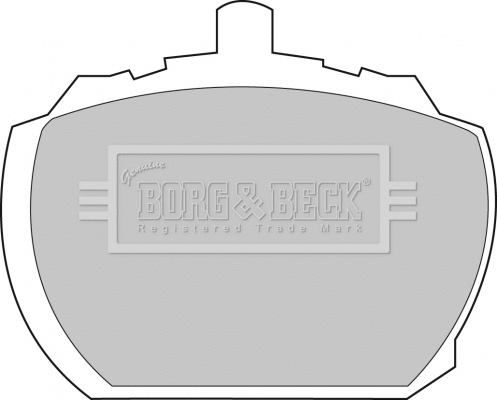 Brake Pad Set, disc brake (BBP1098)
