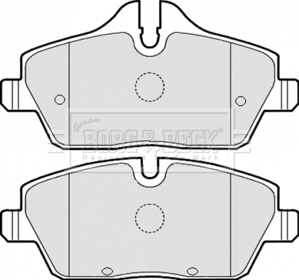 Brake Pad Set, disc brake (BBP2051)