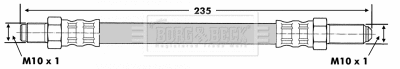 Brake Hose (BBH6717)