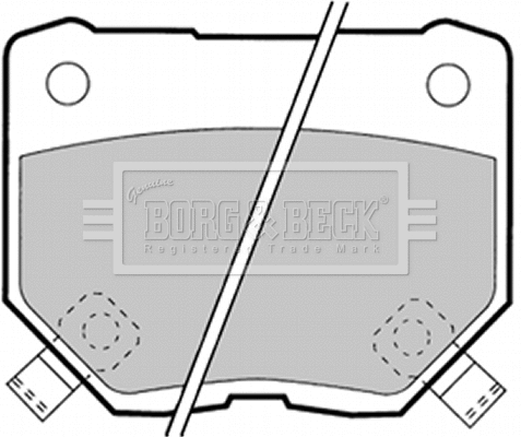 Brake Pad Set, disc brake (BBP1349)