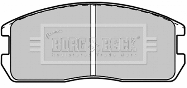 Brake Pad Set, disc brake (BBP1200)