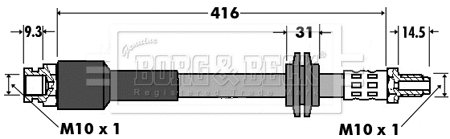 Brake Hose (BBH7425)