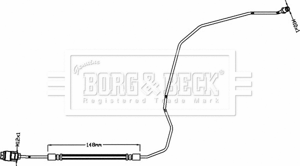 Brake Hose (BBH8466)