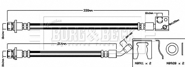 Brake Hose (BBH8035)
