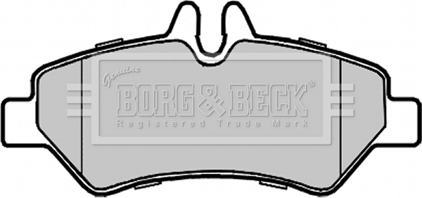 Brake Pad Set, disc brake (BBP1975)