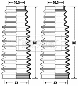 Bellow Kit, steering (BSG3276)