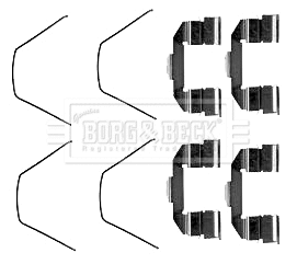 Accessory Kit, disc brake pad (BBK1368)