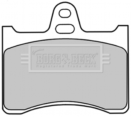 Brake Pad Set, disc brake (BBP1277)