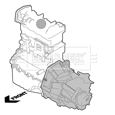 Mounting, engine