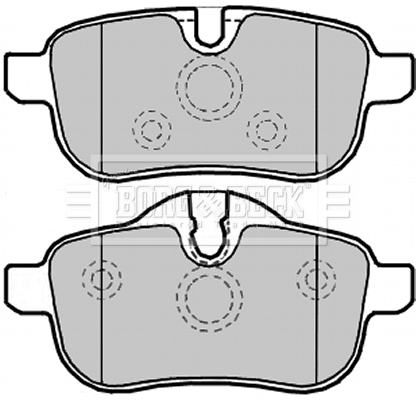 Brake Pad Set, disc brake (BBP2260)