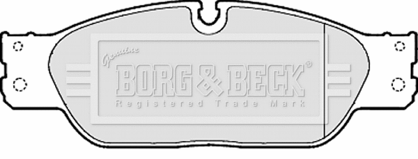 Brake Pad Set, disc brake (BBP1869)