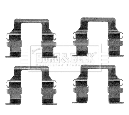 Accessory Kit, disc brake pad (BBK1100)