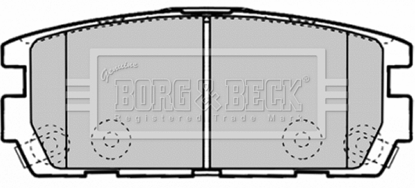 Brake Pad Set, disc brake (BBP1893)