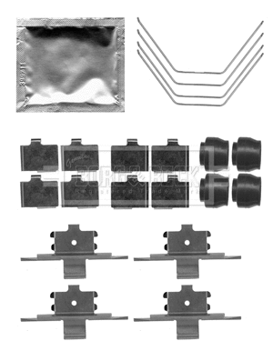 Accessory Kit, disc brake pad (BBK1341)