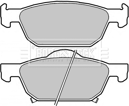 Brake Pad Set, disc brake (BBP2413)