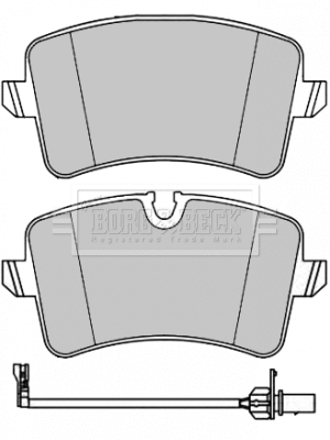 Brake Pad Set, disc brake (BBP2291)