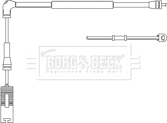 Warning Contact, brake pad wear (BWL3026)