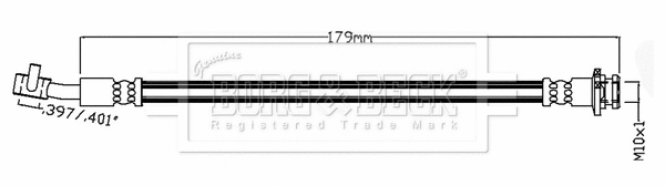 Brake Hose (BBH8729)