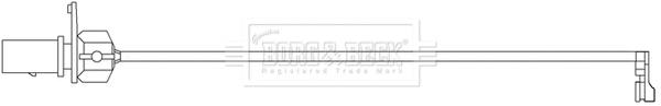 Warning Contact, brake pad wear (BWL3062)