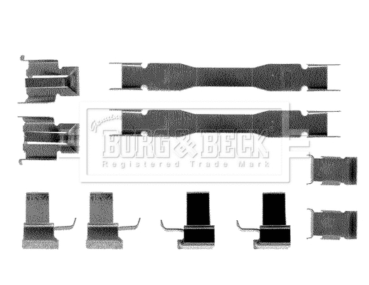 Accessory Kit, disc brake pad (BBK1174)