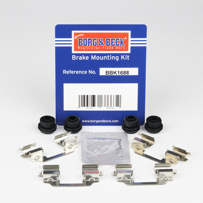 Accessory Kit, disc brake pad (BBK1688)