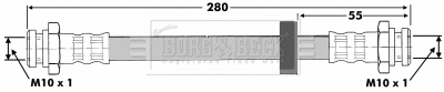 Brake Hose (BBH6365)