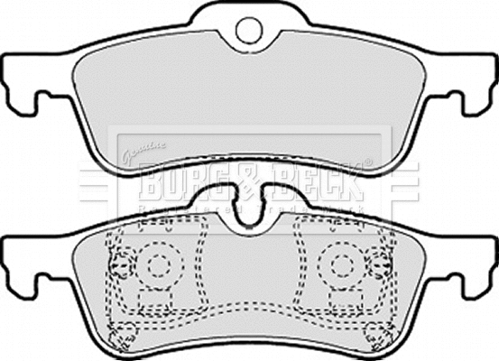 Brake Pad Set, disc brake (BBP2142)