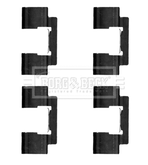 Accessory Kit, disc brake pad (BBK1383)