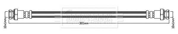 Brake Hose (BBH8083)