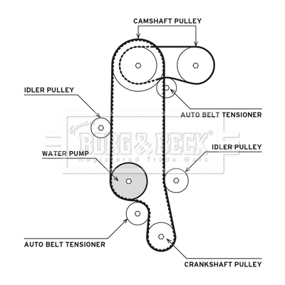 Water Pump & Timing Belt Kit (BTW1052)
