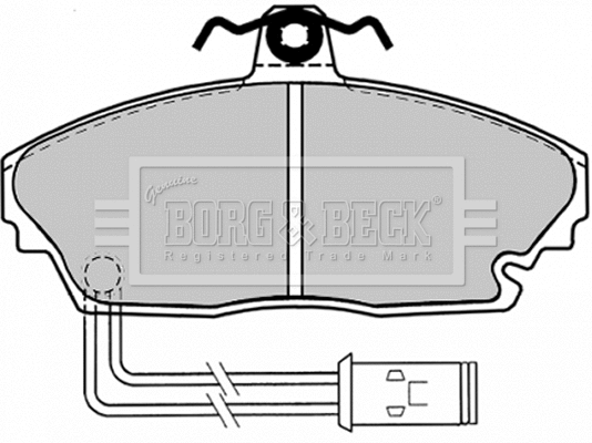 Brake Pad Set, disc brake (BBP1432)