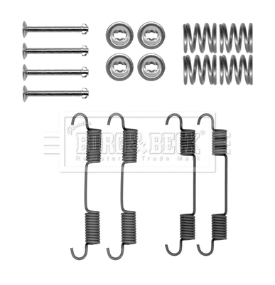 Accessory Kit, parking brake shoes (BBK6323)