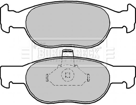 Brake Pad Set, disc brake (BBP2237)