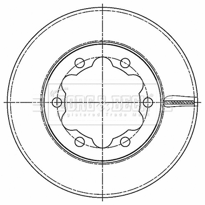 Brake Disc (BBD6189S)
