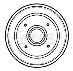 Brake Drum (BBR7085)