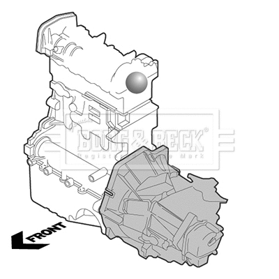Mounting, engine