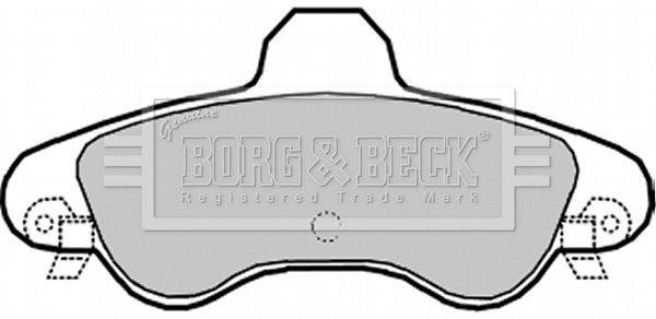 Brake Pad Set, disc brake (BBP1934)
