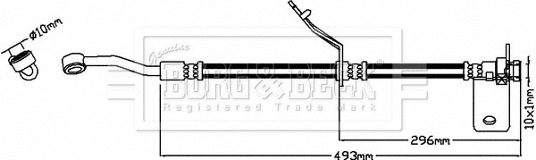 Brake Hose (BBH8522)