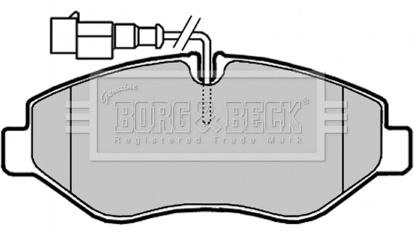 Brake Pad Set, disc brake (BBP2024)