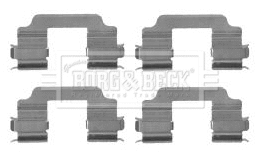 Accessory Kit, disc brake pad (BBK1278)