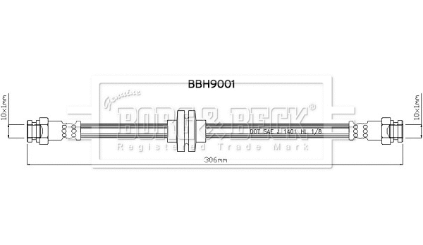 Brake Hose (BBH9001)