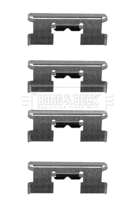 Accessory Kit, disc brake pad (BBK1146)
