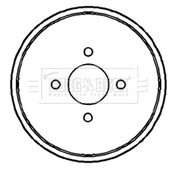 Brake Drum (BBR7089)
