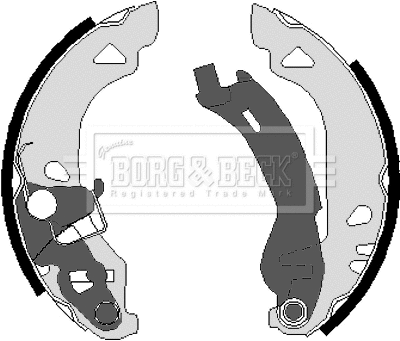 Brake Shoe Set (BBS6220)
