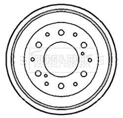 Brake Drum (BBR7038)