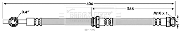 Brake Hose (BBH7793)