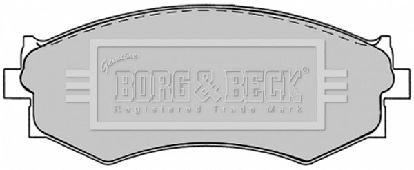 Brake Pad Set, disc brake (BBP1240)