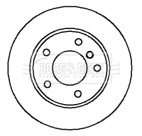 Brake Disc (BBD5735S)