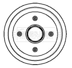 Brake Drum (BBR7055)